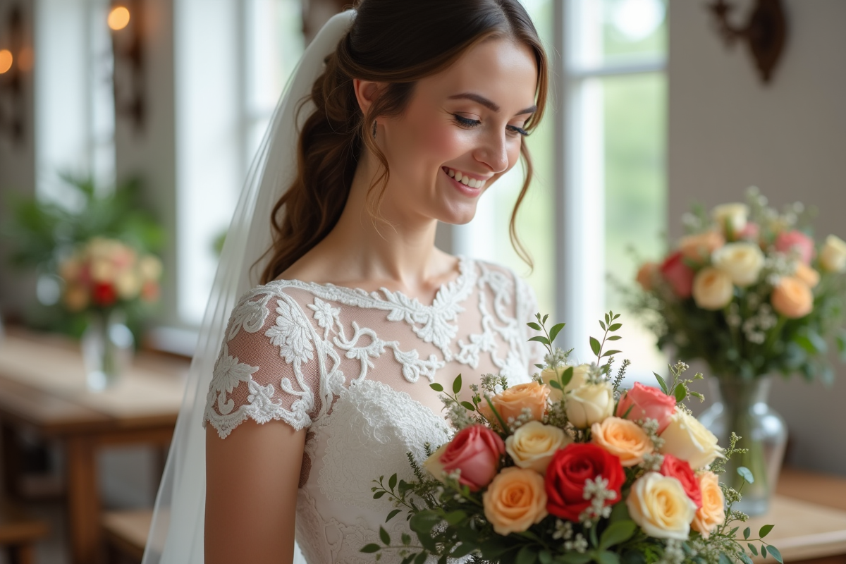 Choisir la couleur idéale pour un bouquet de mariage
