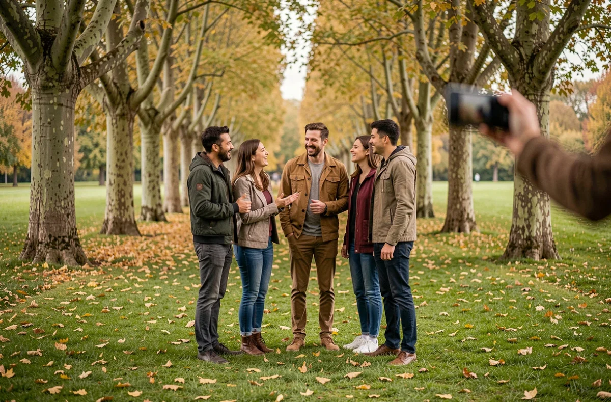Séance photo de famille en plein air dans un parc de Soissons, ambiance naturelle et détendue